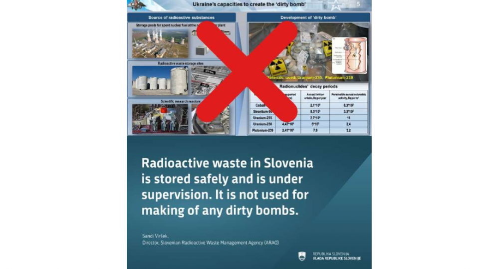 „Bombă murdară”: Moscova a folosit o fotografie de origine slovenă pentru a acuza Kievul
